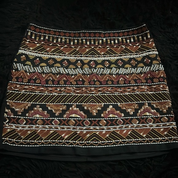 Bedazzled Mini Skirt with Beads - Picture 1 of 6